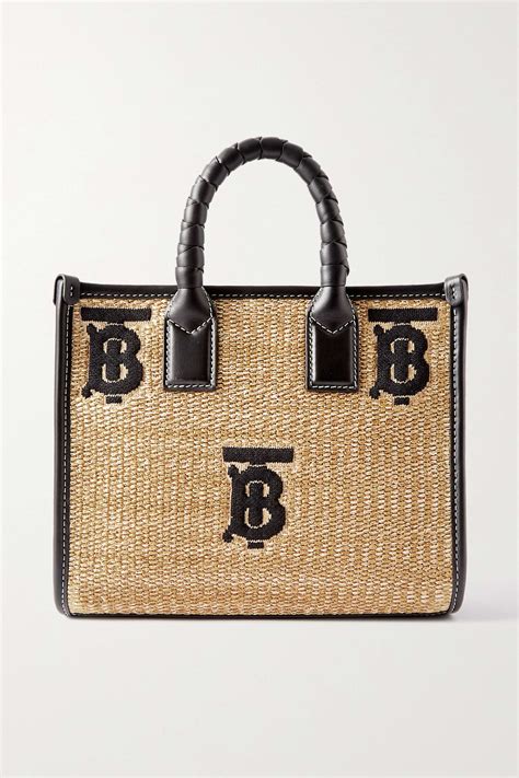 Burberry Raffia Tote 